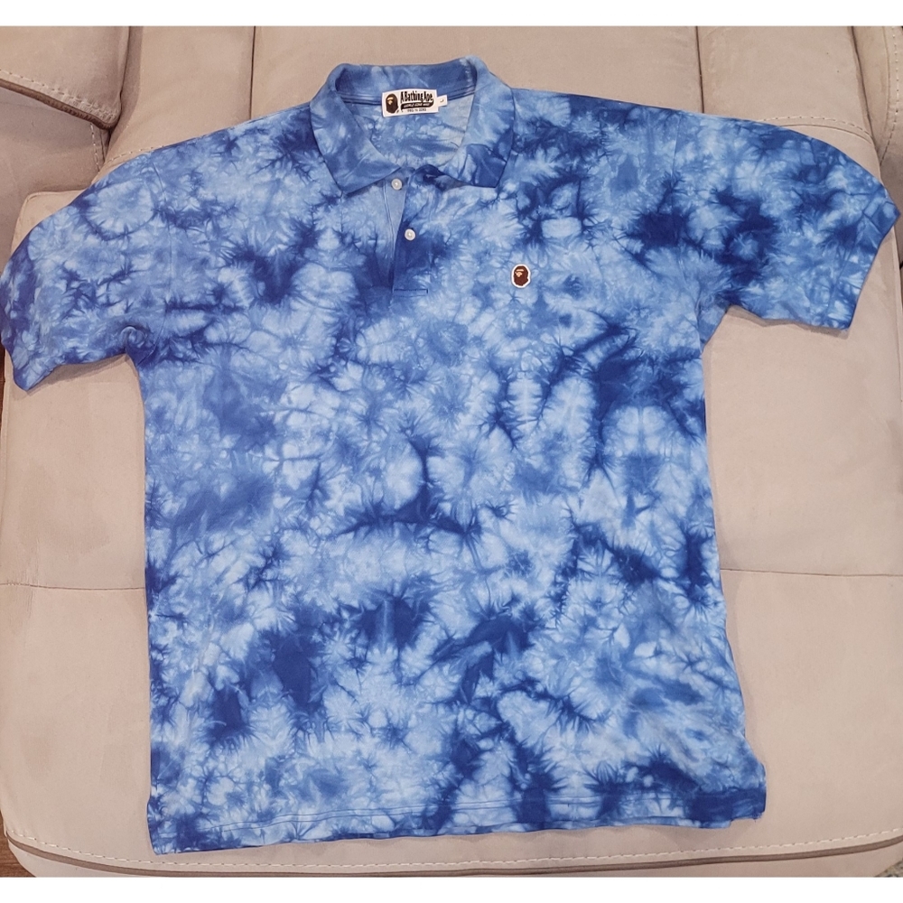 BAPE Relaxed Tie Dye Polo